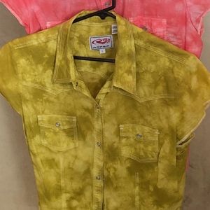 Western Short Sleeve Women's Shirts